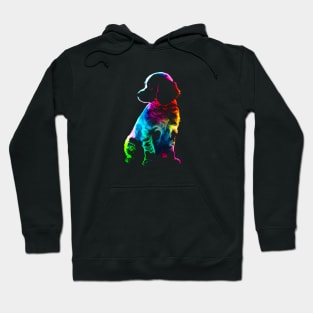 Psychedelic Puppy Silhouette #2 Hoodie